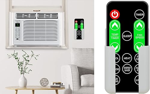 Miniatura 2 de YING RAY Mando a distancia de repuesto para aire acondicionado portátil Black+Decker BD06WT BD08WT BD10WT BD12WT BD145WT con estuche de montaje en