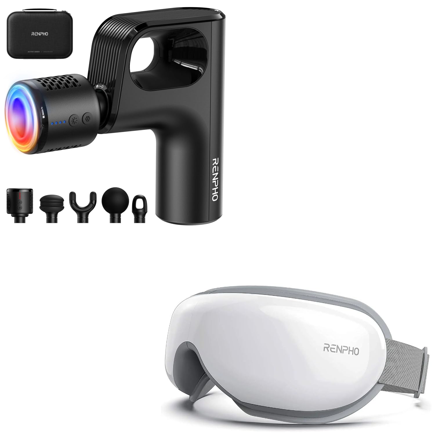 RENPHO Eyeris 1 Eye Massager and Massage Gun Active Mini Thermacool