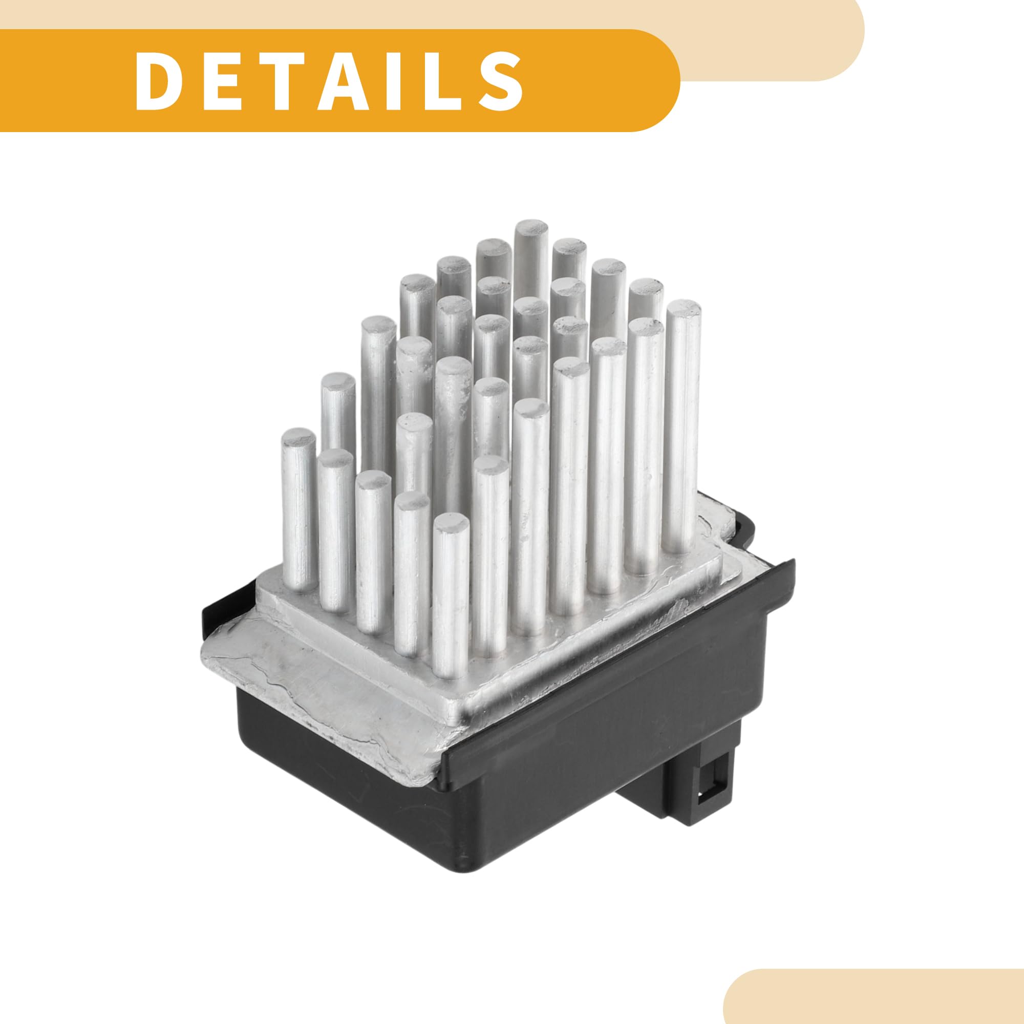 Resistencia Del Soplador Hvac Para Audi Tt 2000-2006 1Pc | Material Metal Abs, Color Plateado Y Negro, Numero De Oe 1J0907521, Funcion Control De Velocidad Del Ventilador