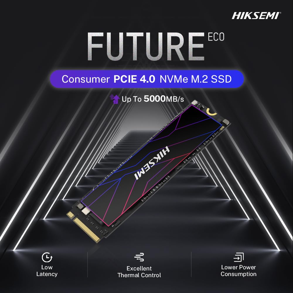 Hikvision HIKSEMI FUTURE ECO 1024GB NVMe M.2 PCIe Gen 4 SSD Up to