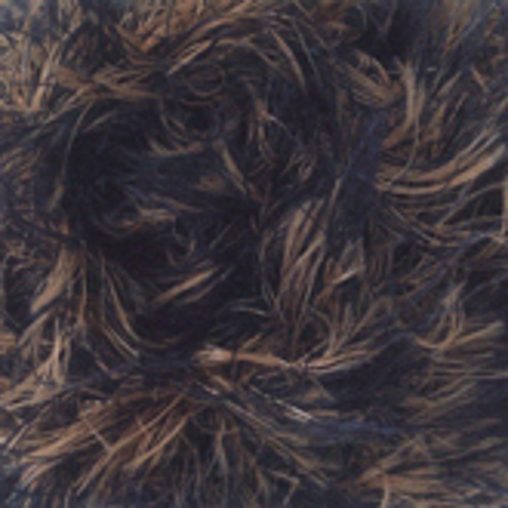 James C Brett - Faux Fur - 005 Tan & Black