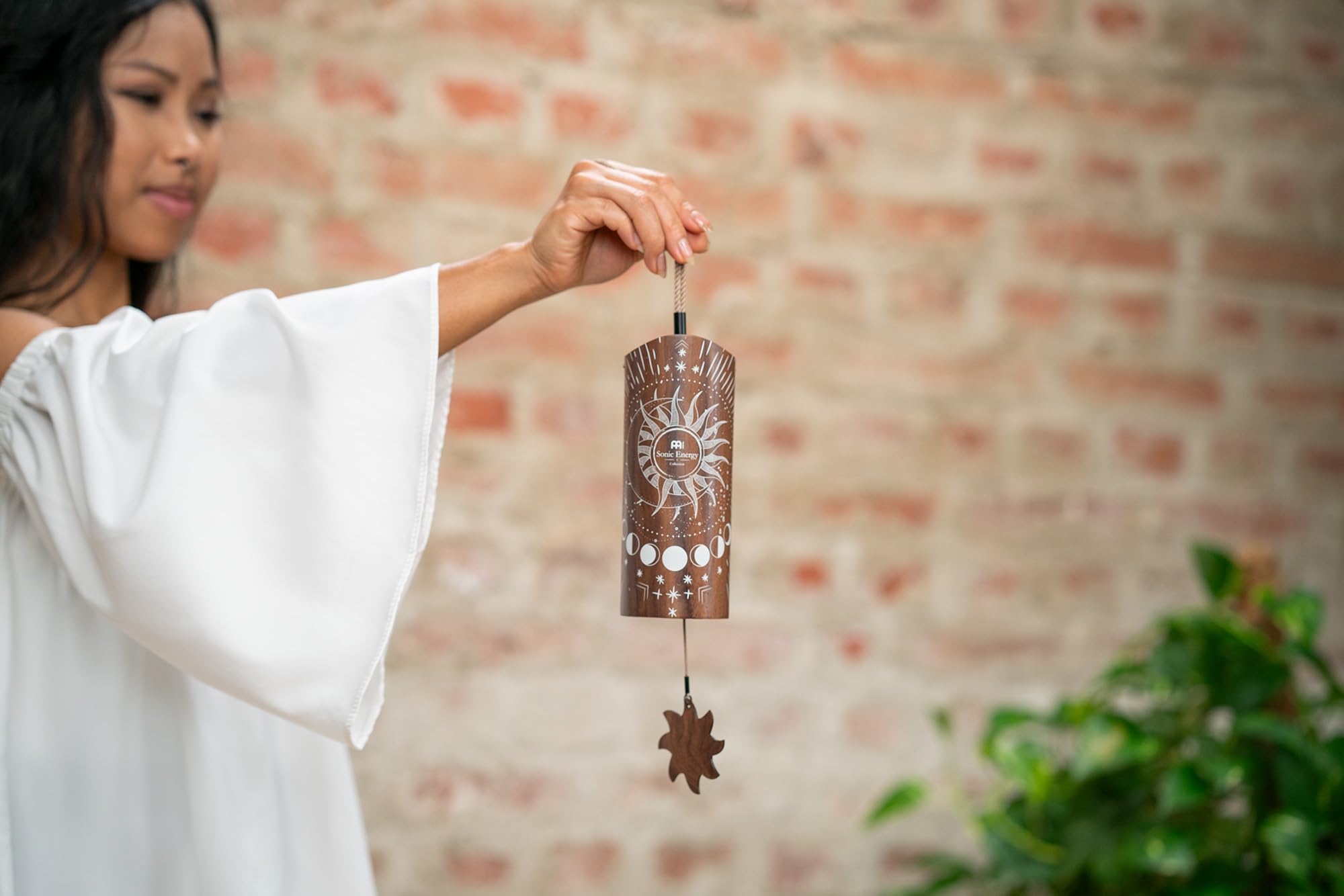 Carillon in bambù cosmico per meditazione calmante, ASMR, terapia di guarigione del suono e yoga