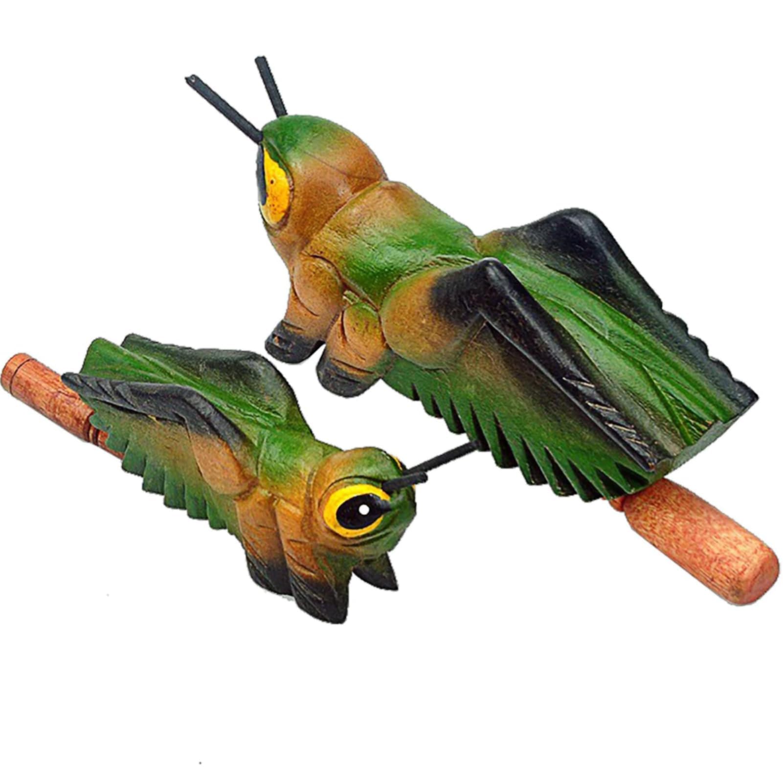Instrument de cricket en bois de 8,4 cm - Râpe Guiro - Percussion musicale