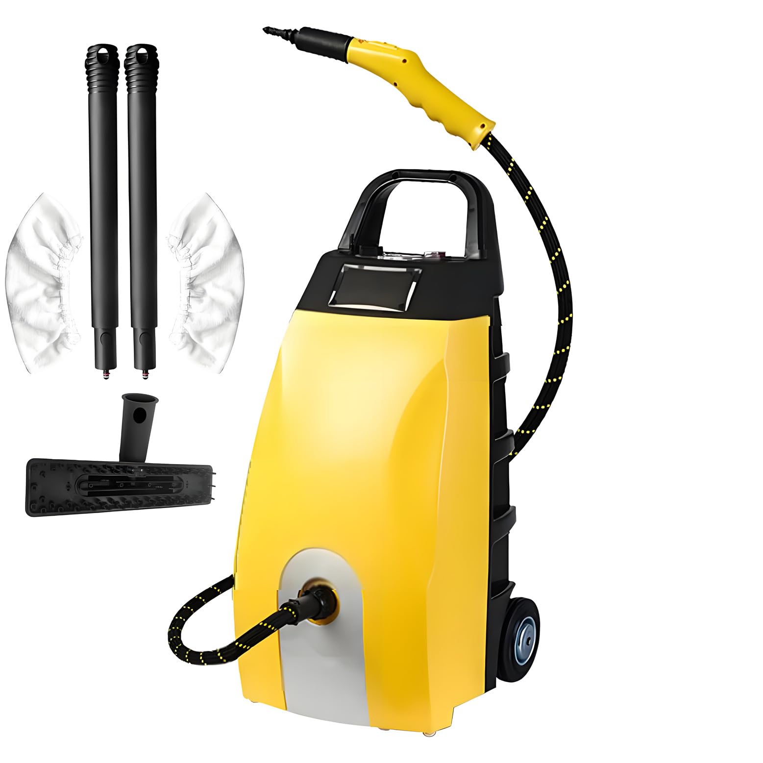 2500W High Pressure Steam Cleaner 110 C High-Temp Steam Washer with 3 5L Tank 9 Accessories for for