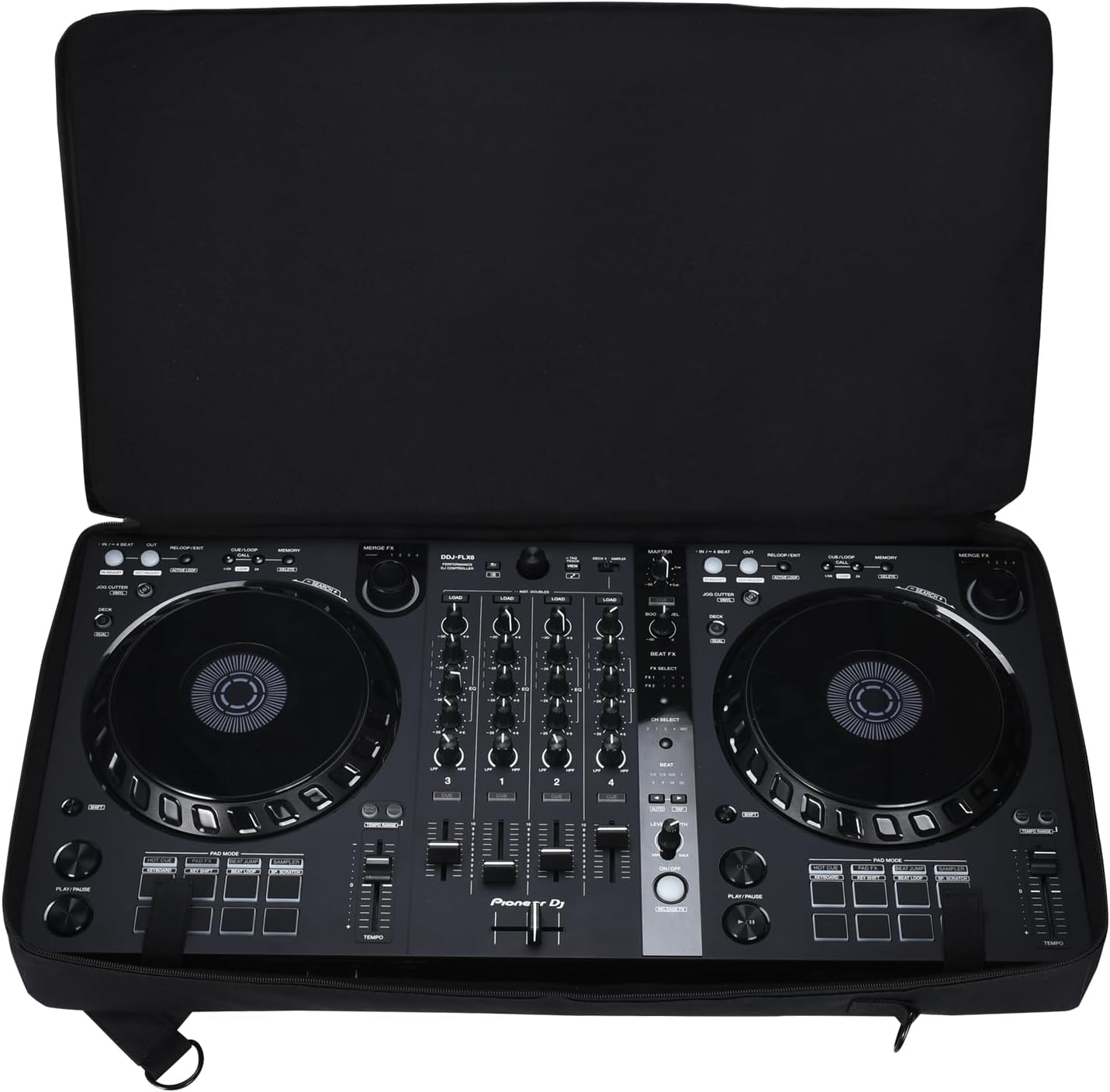 Pioneer DDJ FLX6/FLX6 GT Controller Bag - Waterproof and Shockproof Portable Travel bag for Pioneer DDJ SX/SX2/SX3 and 26.57x14.37x2.95-Inch Controllers - Icludes Shoulder Strap (Black)