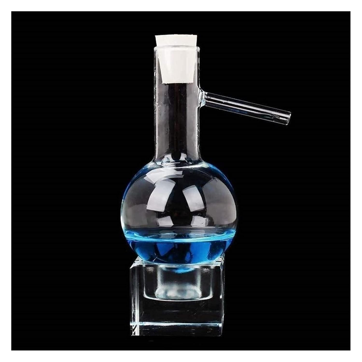 Glass Distillation Apparatus, Vacuum Distillation Equipment, Chemistry Lab Glassware Kit Glassware Kit Glass Distillation Industrial Science Distiller Pure Dew Purification Making Essential Oils