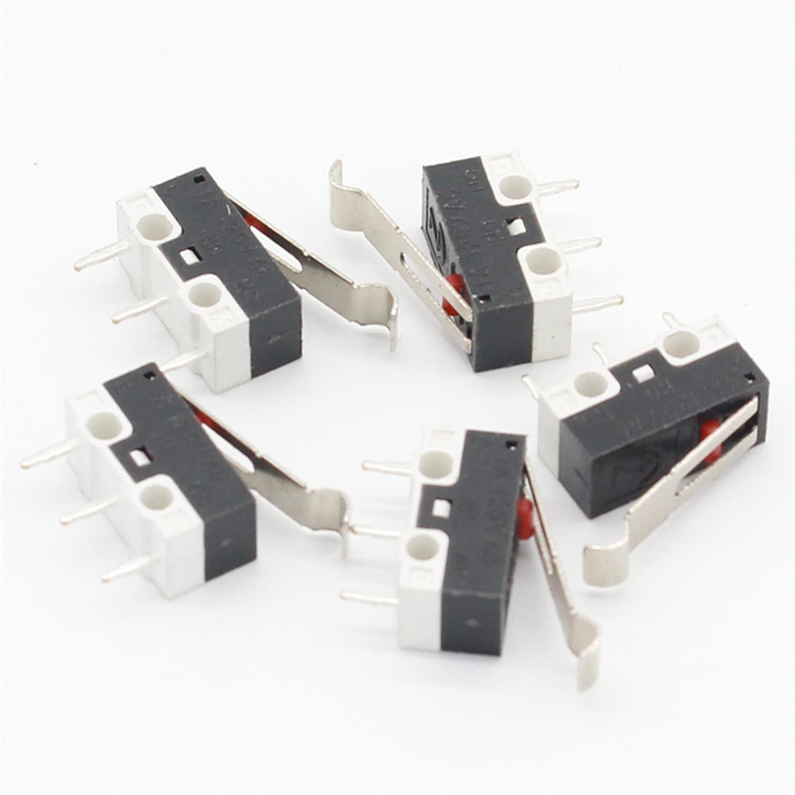 Microinterruptor 10 Uds 125V 1A SPDT Interruptor de micropalanca subminiatura