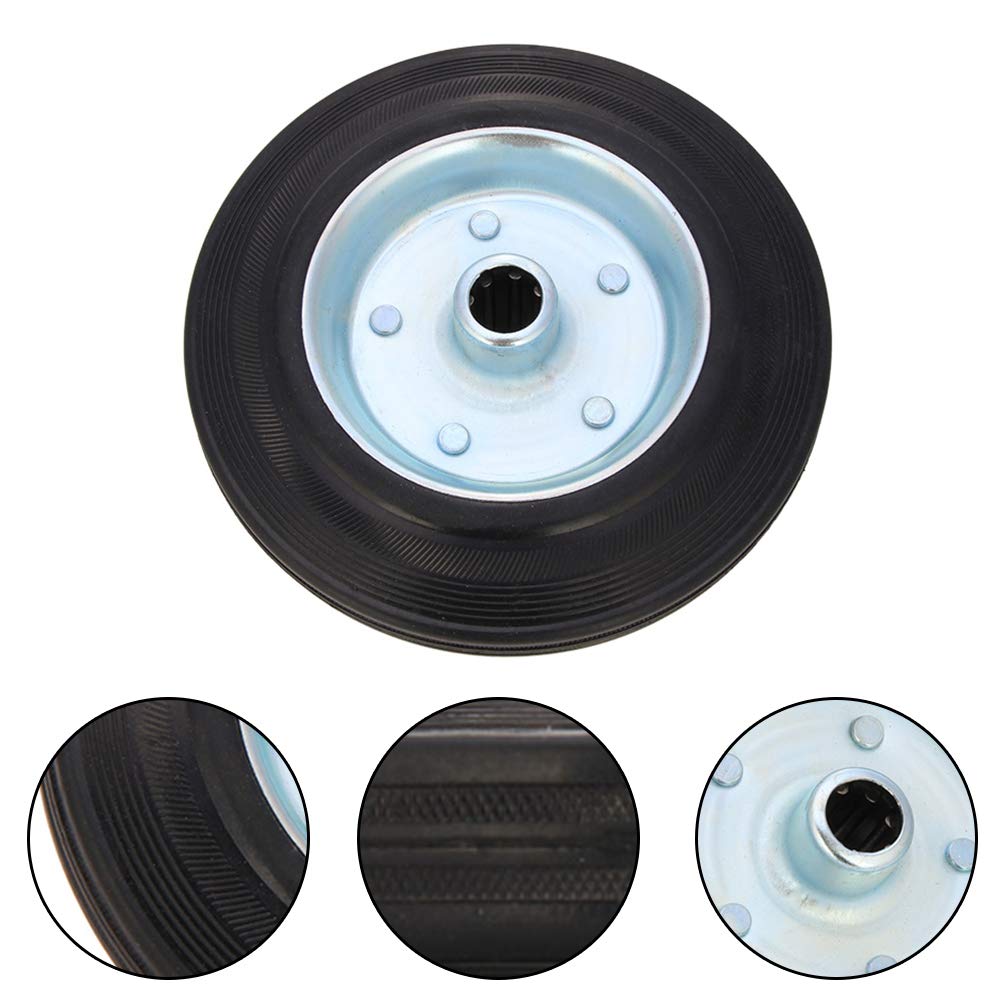 MultiWare Trolley Wheel 200mm Spare Replacement Steel Wheel Puncture Proof Cart Tyre Wheels for
