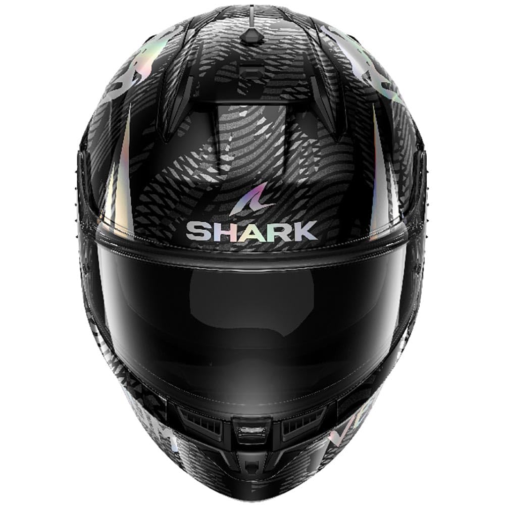 SHARK, Casque Moto Intégral D-SKWAL 3 VENUM Black Chrome Anthracite KUA, S