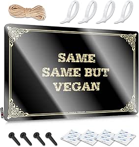 Segni Di Birra Per Bar Stesso Ma Vegano Cartello Di Latta Bar Insegne Di Latta Vintage Casa Bar - Foto 11