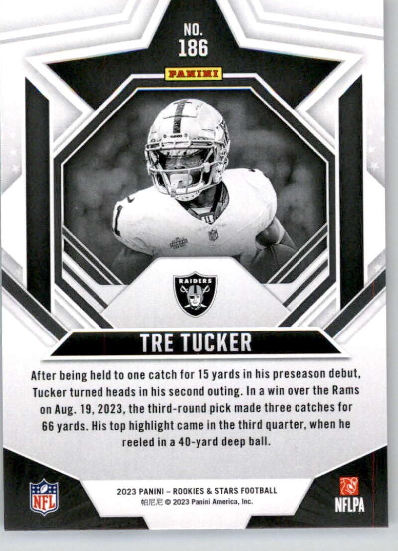 Amazon.com: 2023 Rookies and Stars Football #186 Tre Tucker Las