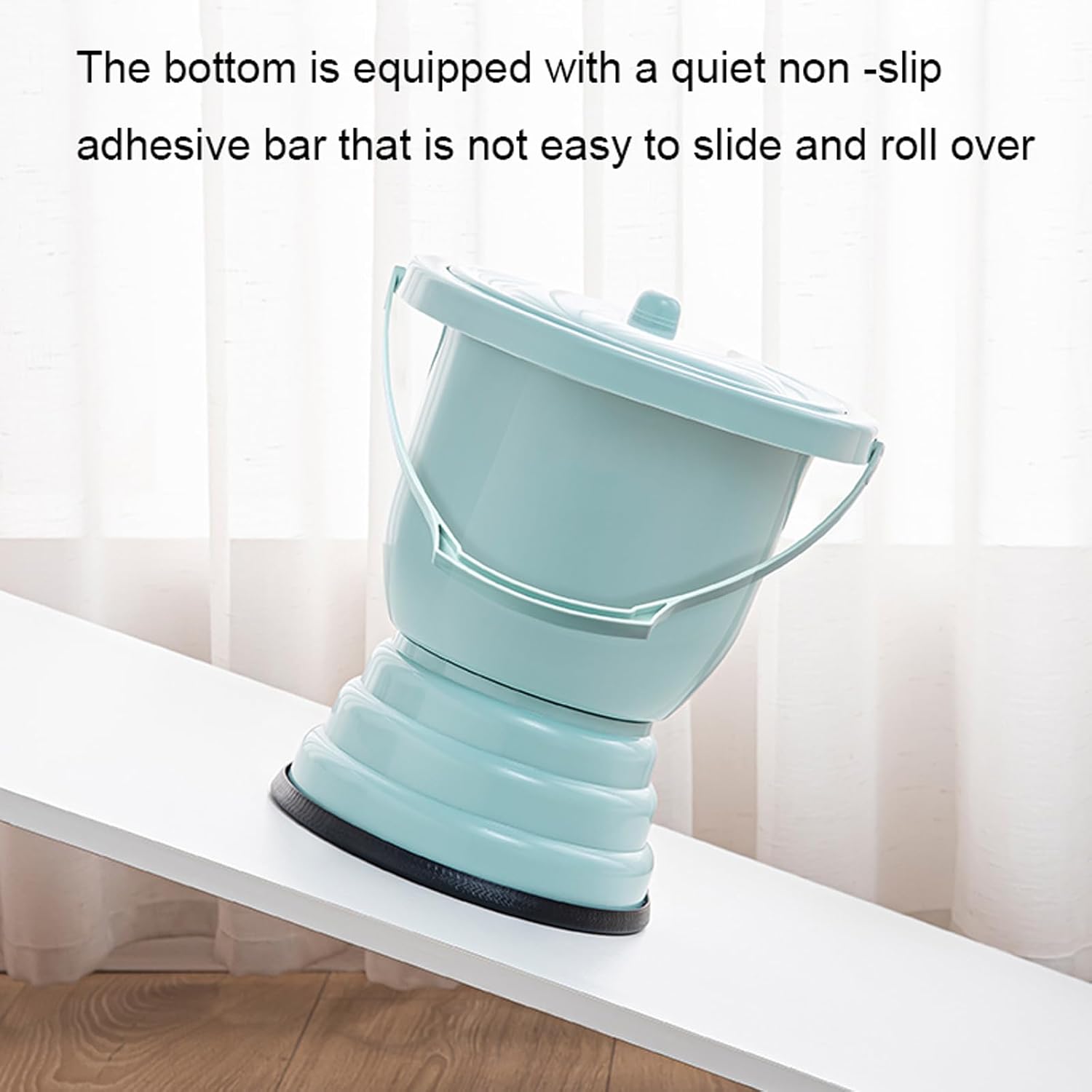 Toilet Night Spittoon Portable Urinal Pan Household Spittoons Chamber Pot Urinal Pail Pot Portable Urine Pot - Spittoon Bedpan at Night Potty Plastic,Pink