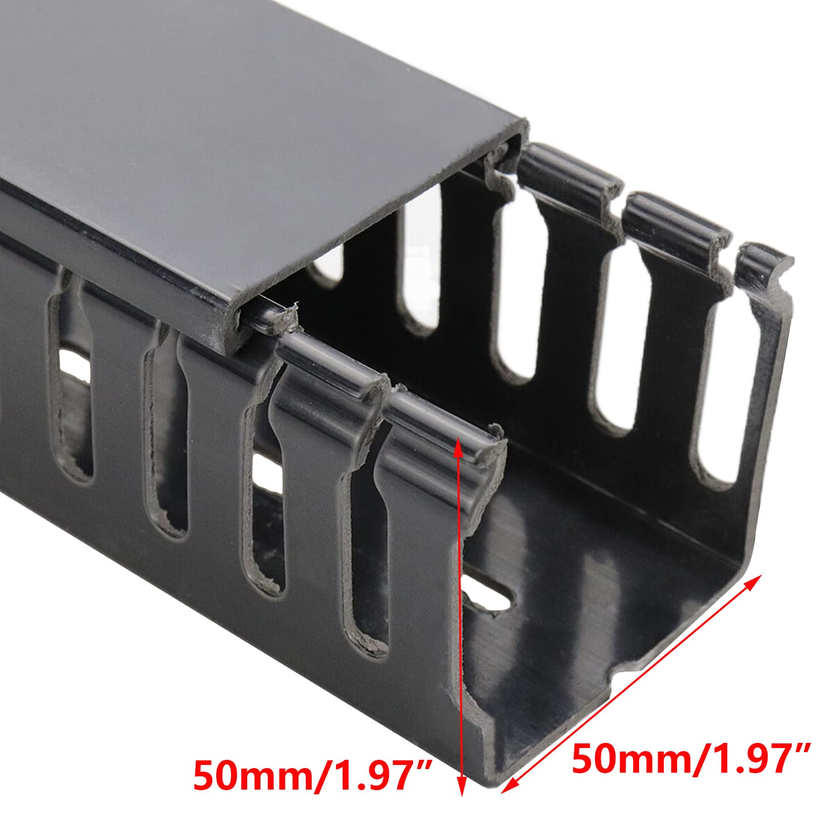 Risbay Wire Duct Kit,Cable Raceway Kit,Open Slot Cable Duct Management Raceway,Cable Raceway Kit to Hide Wall Mount TV Cables with Cover,14.96