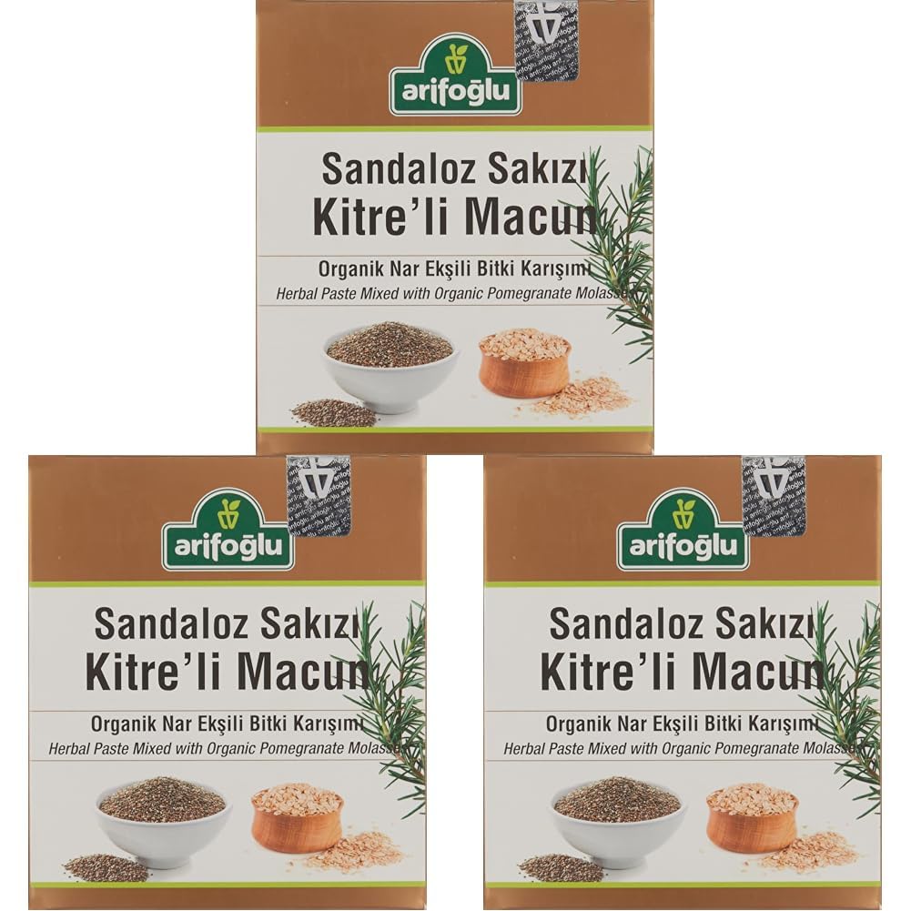 Arifoğlu Sandaloz Sakızı Kitreli Macun 440 Gr (3 paketi)