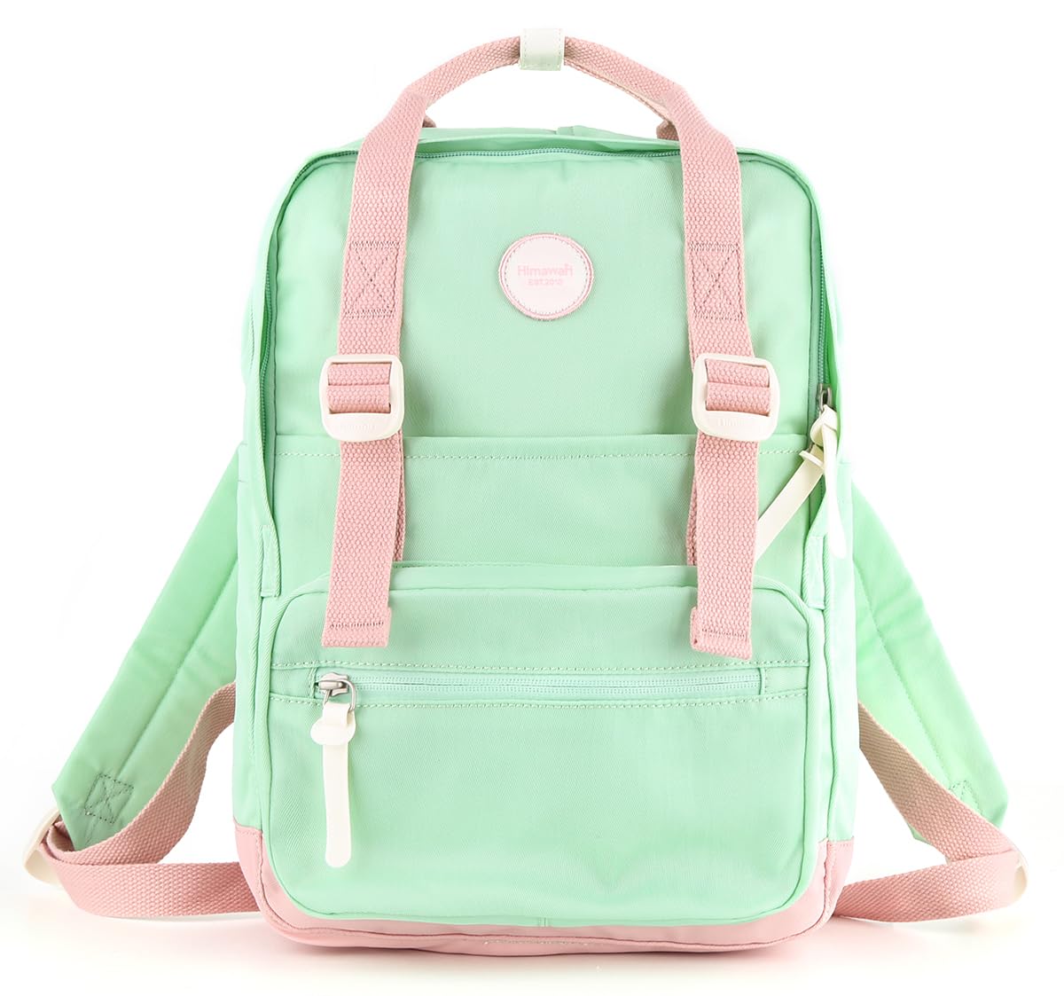 himawari Laptop Backpack for Women, 14.9 Inch,Large Capacity College Bookbag for School, Waterproof Casual Daypack for Travel-1088-06#Green