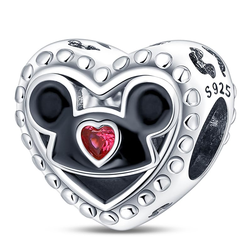 CQWVB Charm Anhänger Damen 925 Sterling Silber für Armband Charms Beads passend für Pandora Armband und Halskette, Kompatibel mit Europäischen Armbänder für Frauen Mädchen