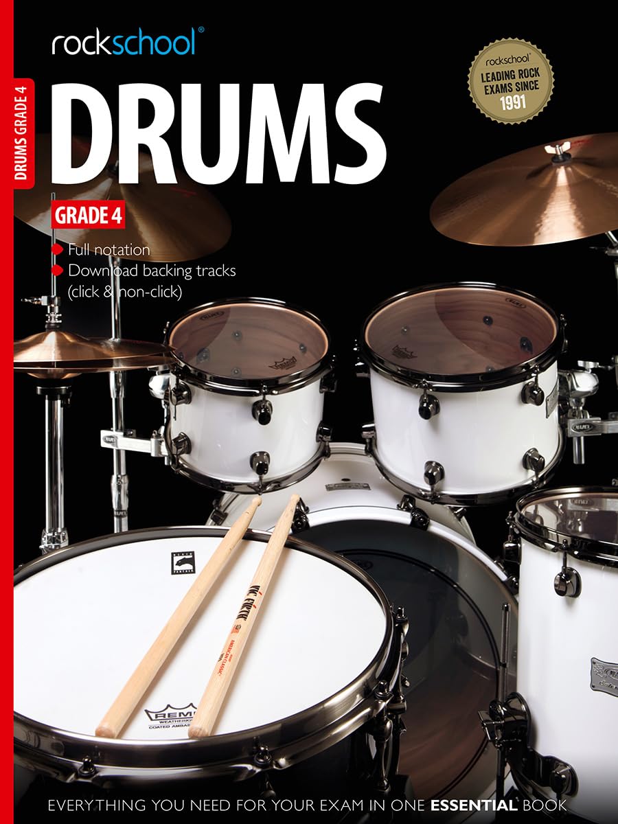 Rockschool Drums - Grade 4 (2012-2018). Includes CD