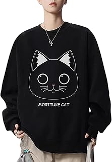 [Domp] サブの「MORITSUKE CAT」長袖 スウェット [TVアニメ「 ラーメン赤猫」