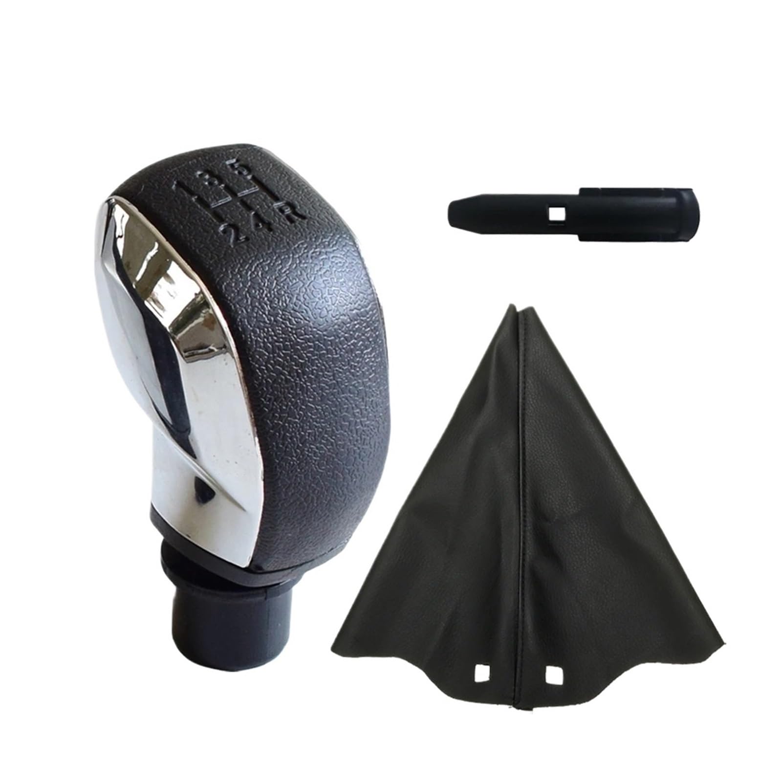 Bxbdekqgl Option 1 Gear Shift Knob For Saxo For Xsara For Xantia For C2 For Pluriel For C3 For Picasso C4 B7 Ds4 Gear Shift Knob Lever Pu Leather Abs With Gaiter Boot(Option 1)