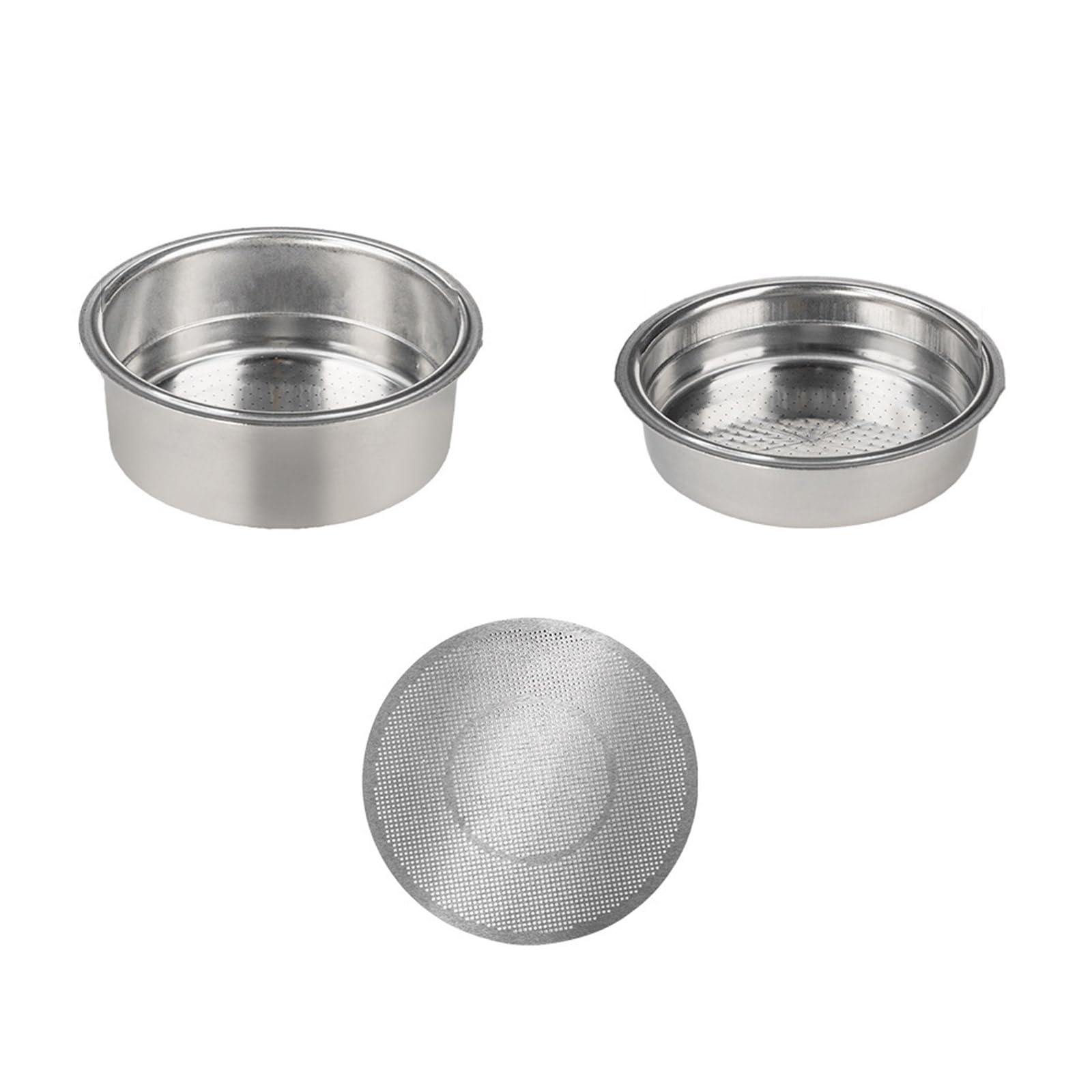 Tsophreniq Filter Basket Stainless Steel Espresso Powder Holders Professional Coffee Filter Suitable for Multiple Machines Coffee Enhancement