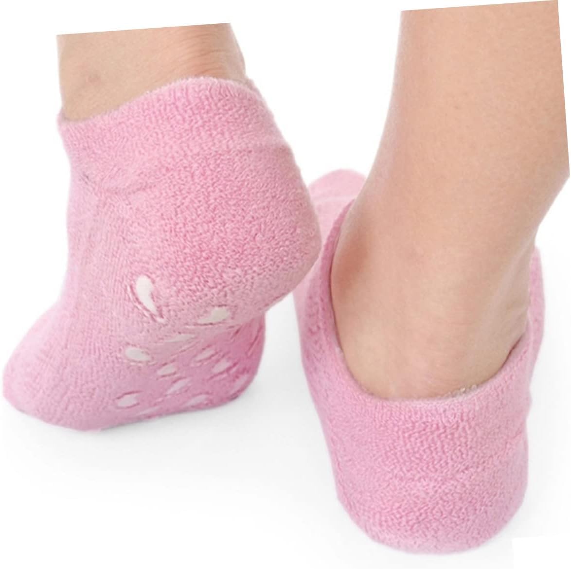 SPEFEZ Silicone Moisturizer Socks Spa Gel Socks Silicone Socks For Cracked Heel Silicone Socks For Women Ultra-Soft Moisturizing Socks with DIY Natural Oil and Vitamin E Repair (Pink) (B0CQK8TFR3) Amazon Price History, Amazon Price Tracker