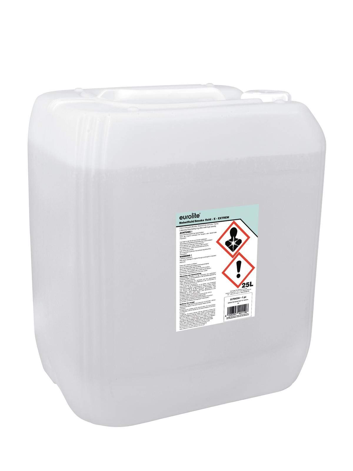 Eurolite Nebelfluid -E- Extrem, 25 Liter – wasserbasierte Hochdichte Nebelflüssigkeit