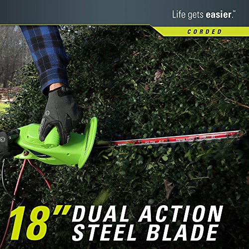 GreenWorks 22102 2.7 Amp 18-Inch Corded Hedge Trimmer GreenWorks 22102 2.7 Amp 18-Inch Corded Hedge Trimmer
