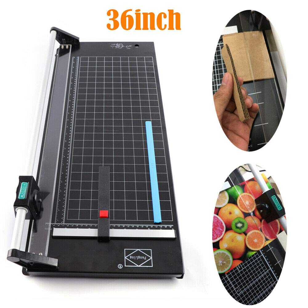 Cozyland Multi Purpose Paper Roll Cutter 36 Inch Heavy Duty Rolling ...
