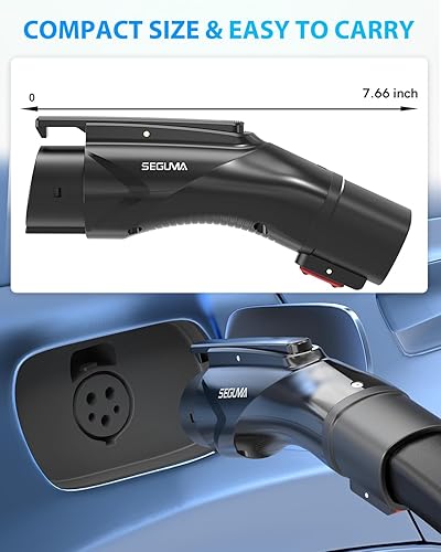 Miniatura 21 de Adaptador de cargador EV para Tesla a J1772, hasta 60A 250V, IP65, NACS a J1772, adaptador de carga EV J1772 compatible con conector de pared Tesla