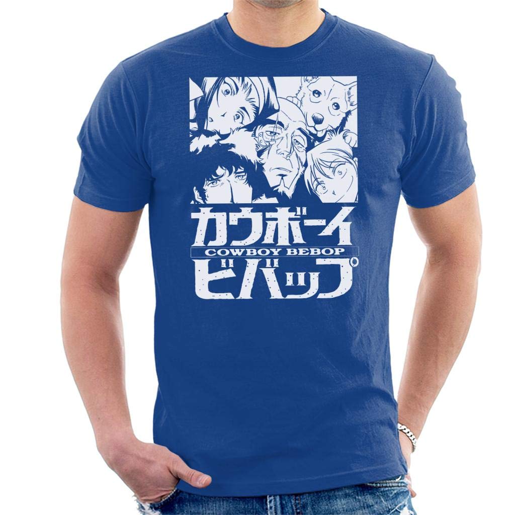 Cowboy Bebop Crew Men's T-Shirt Royal Blue