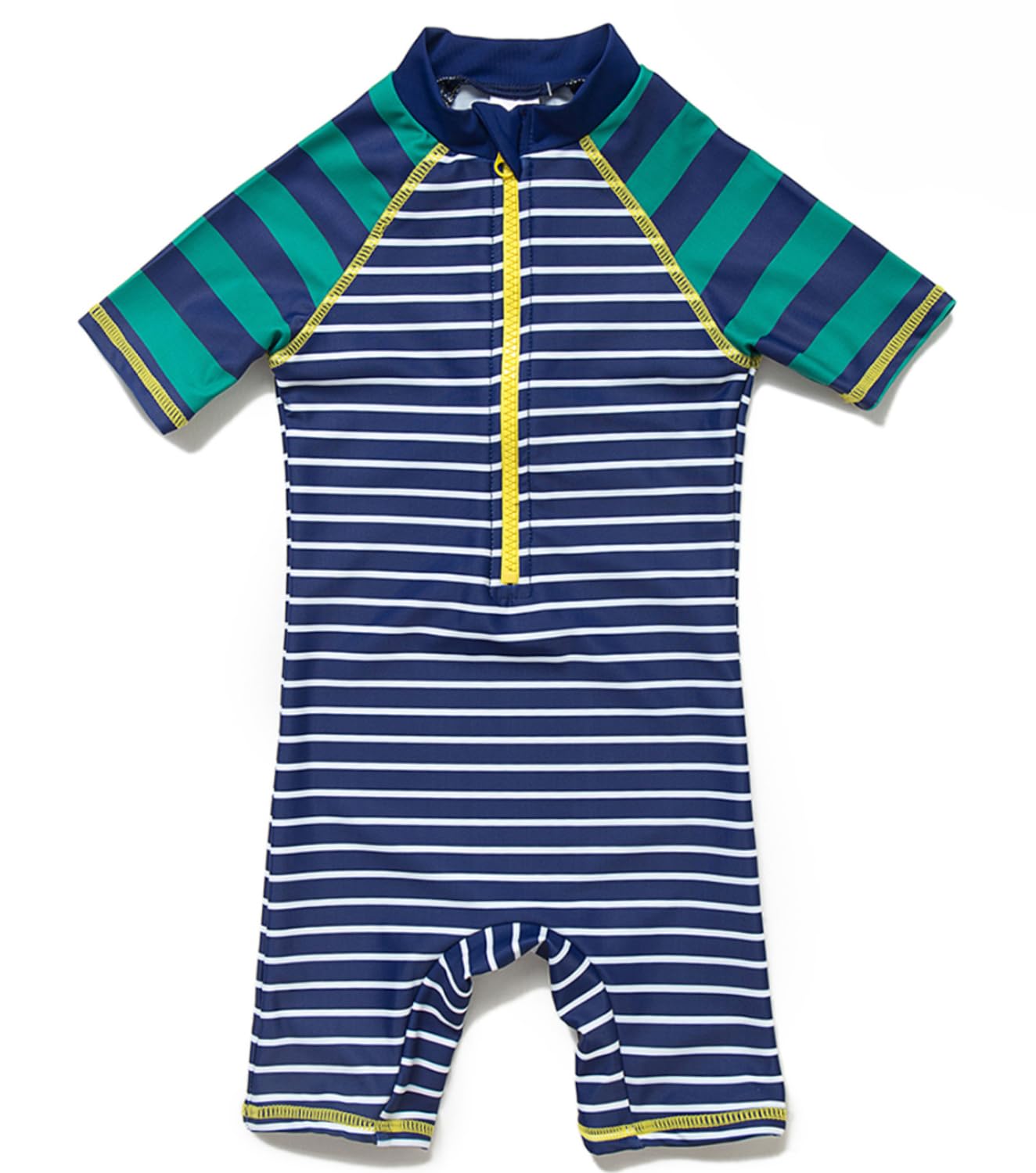 Costume Bagno Bambini Con Maniche Corte UPF 50+ - Protezione Solare E Zip Frontale - Foto 2