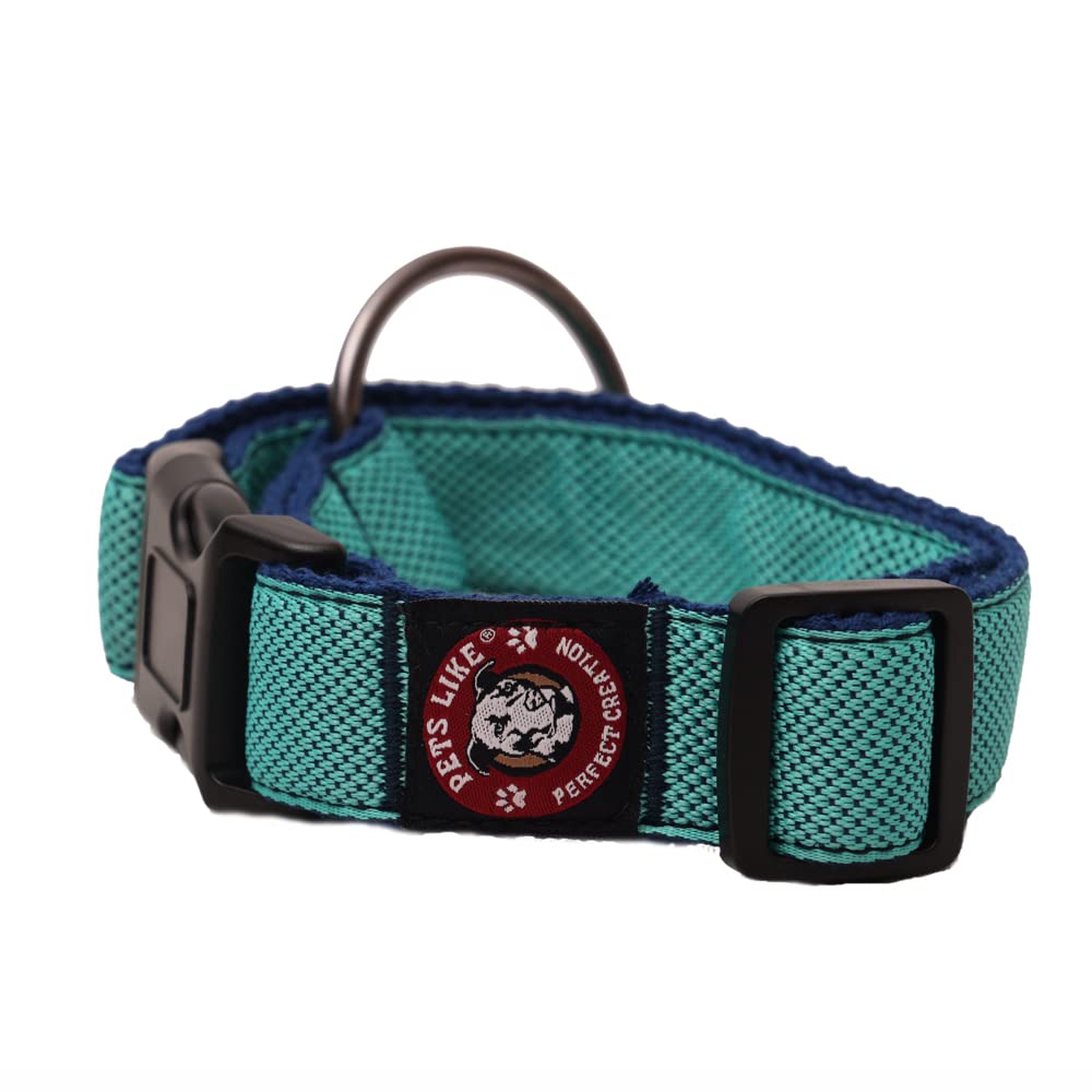 Pets Like Spun Designer Clip Collar| Dog Collars for (40-60 CMS) Neck Size Doggy| Dog Belt Comes with Aqua-Blue Color Collar (38mm) for Extra Large SizeDogs. (B0BQ2QVF2T) Amazon Price History, Amazon Price Tracker
