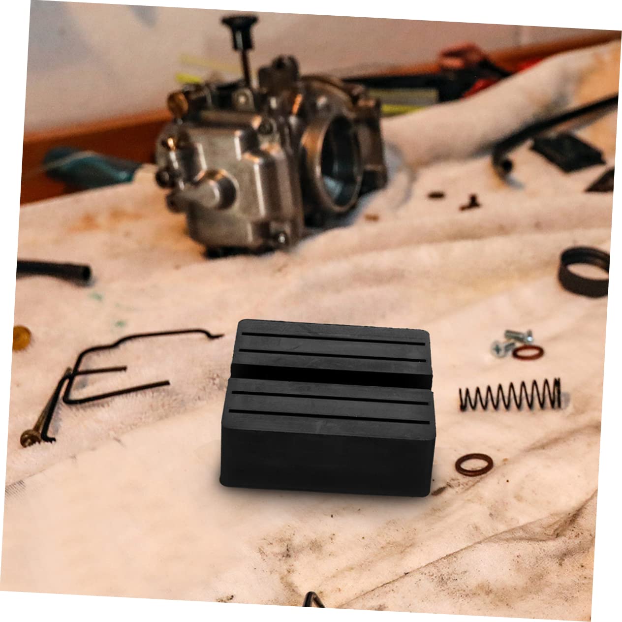 Toyvian 3 Set Gomma Per Martinetto Auto Adattatori Per Martinetto Protezione Per Componenti E Telaio Resistente E Pratico Per Manutenzione Auto 2 Pezzi * 3