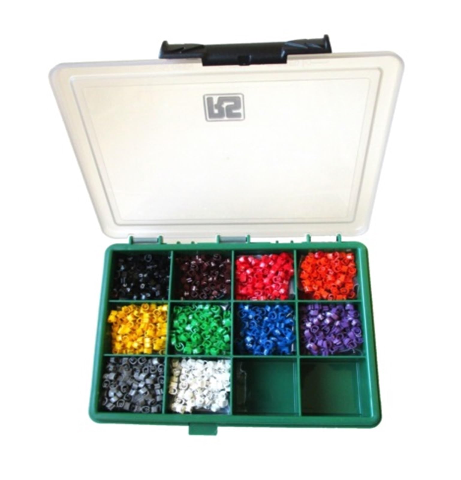 Ahufgn 1.5Mm2 Cable Markers Cable Marker Kit (1000 Pcs) Chevron Cut Colour Code Numbers(1.5Mm2)