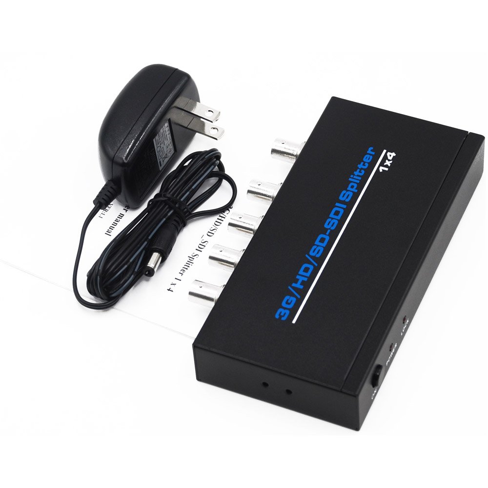 16出力 SDI分配器（スプリッター）3GSDI-Sp116R Amazon | BLUPOW SDI分配器 1入力4出力 sdi延長器 スプリッター