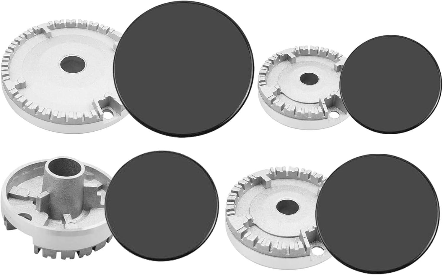 Gas Stove Burner Caps Set Burner Gas Cooker Hat Set of 4