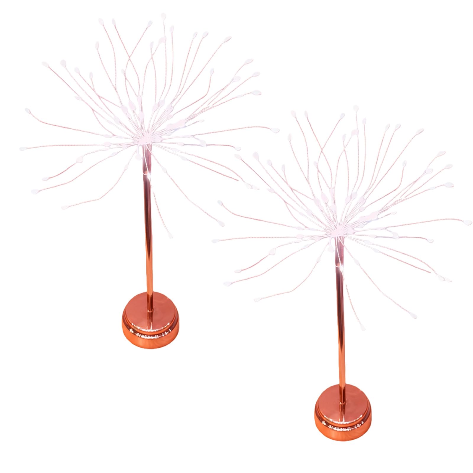 Hsioluted 2Pcs 360 Degree All Around Illuminations Led Copper Wire Light Texture Safe For Children Perfect For Family Gatherings Outdoor String Light