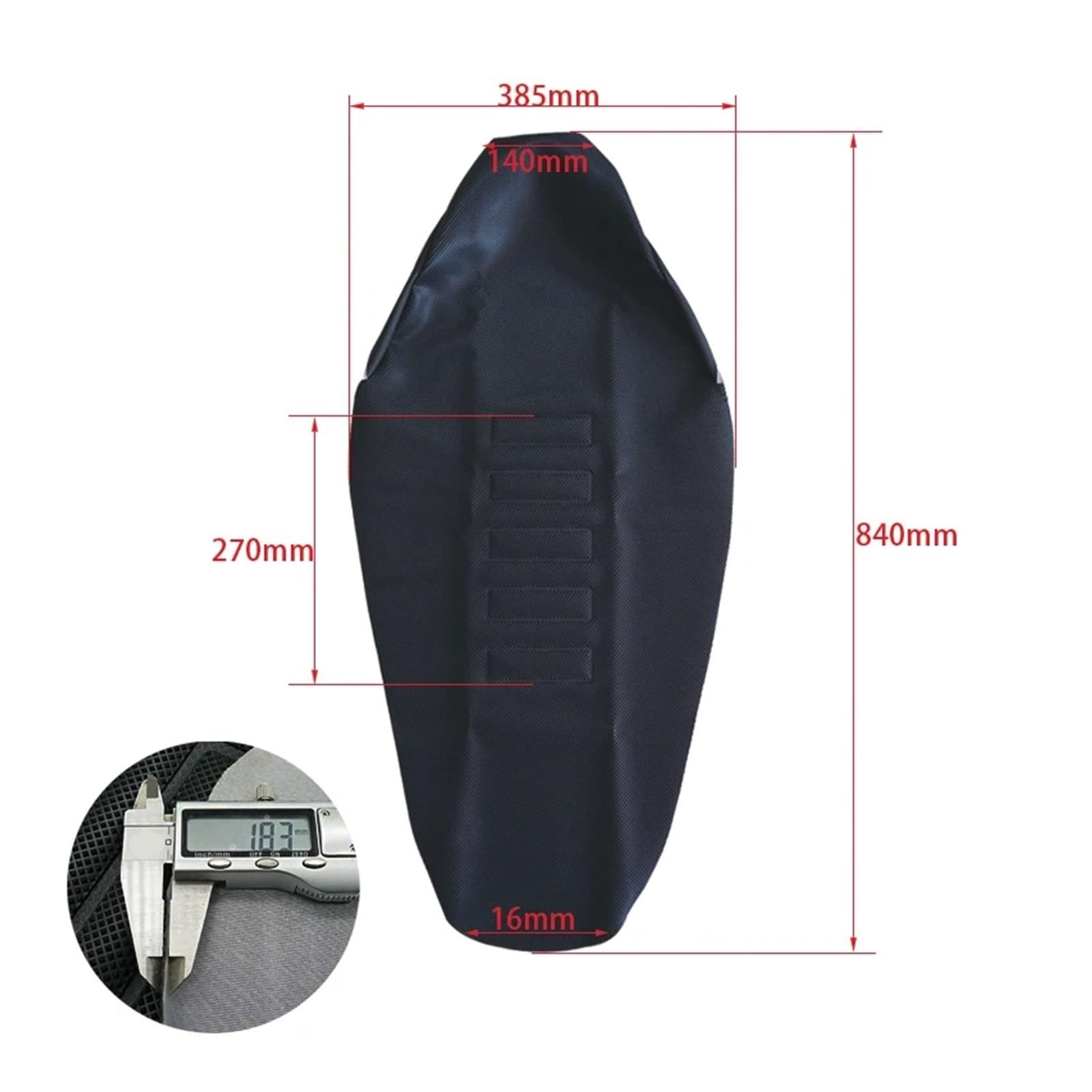 Coprisedile per moto Per Moto Antiscivolo SoftSeat Copertura Per KXF CRF YZF WR TC FC SX SXF EXC 125 250 300 350 450 500(Arancia)