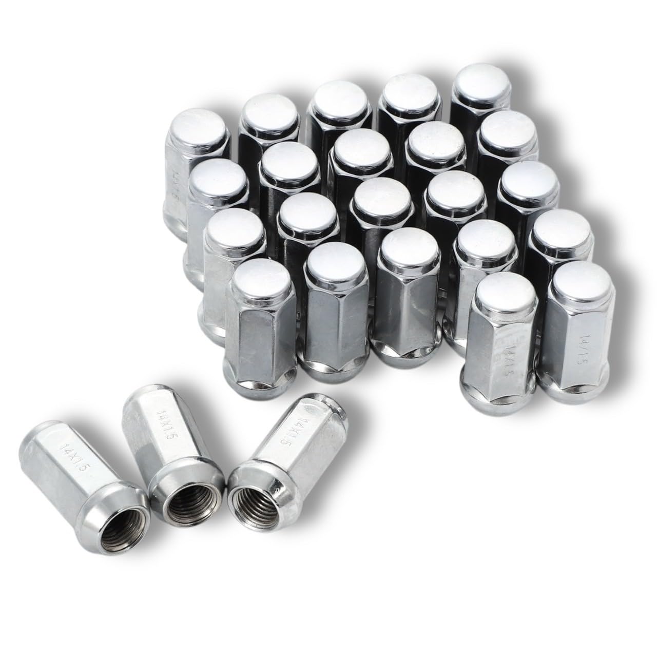 Amazon.co.jp: Kanoan M14×P1.5 ロング ホイールナット スチール 19HEX 