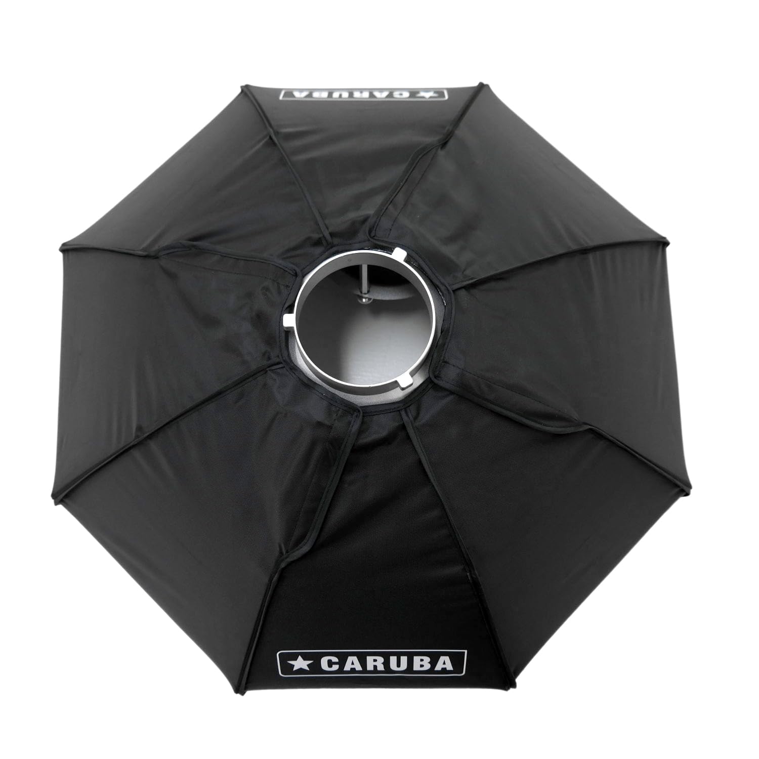 Caruba Beautydish Bol de beauté Professionnel Pliable avec Capot de Diffusion Argenté 80 cm Idéal pour Les Portraits et Les Prises de Vue de Mode