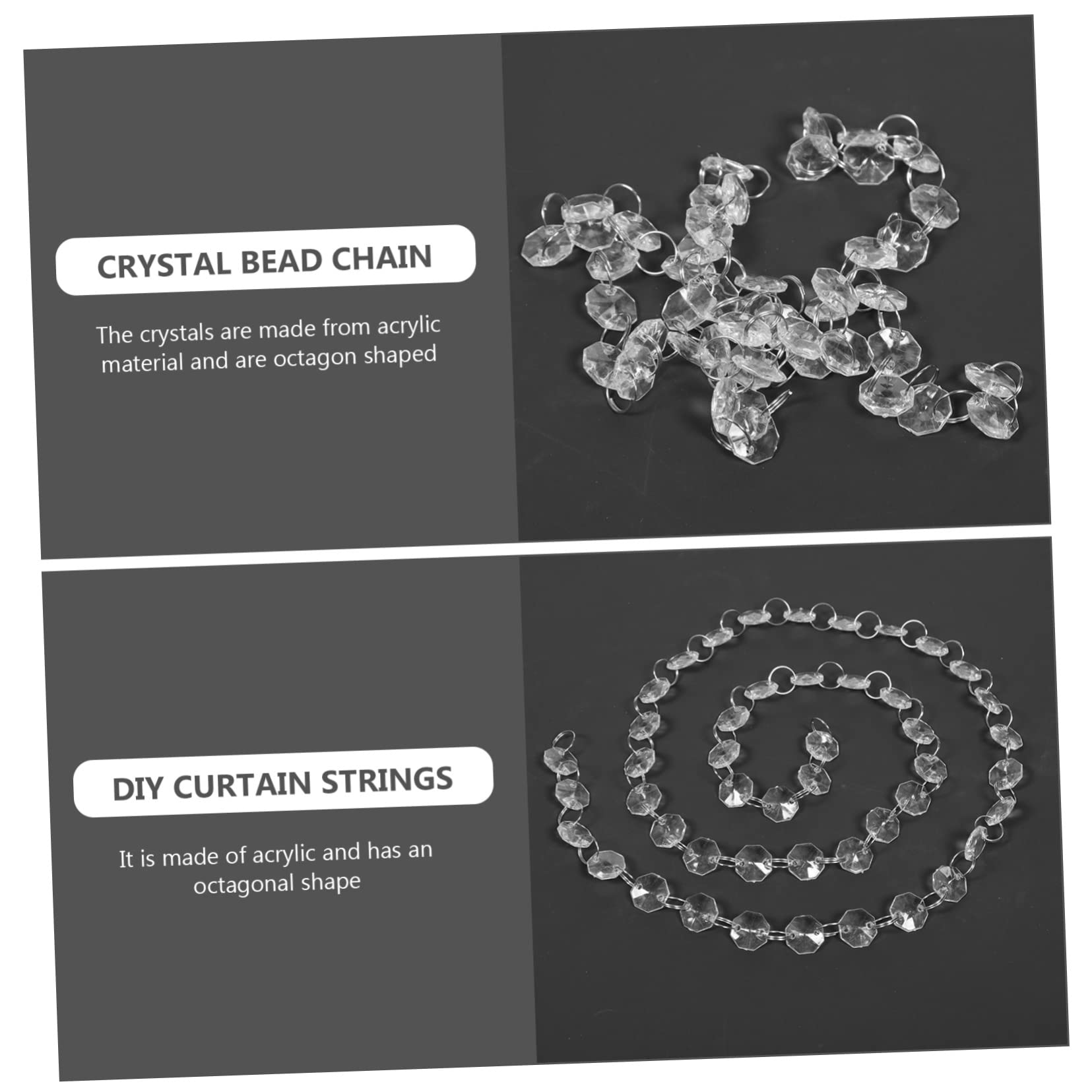 20stücke Acryl Perlen Ketten Hochzeitsdekoration Verstellbare Bead Chains Für Projekte Multifunktionale Raumdeko Für Hochzeiten Und Partys