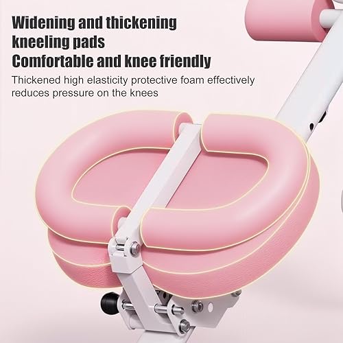 Miniatura 5 de Máquina de abdominales, equipo de entrenamiento abdominal, máquina de entrenamiento abdominal ajustable de 5 niveles con pantalla LCD, equipo de