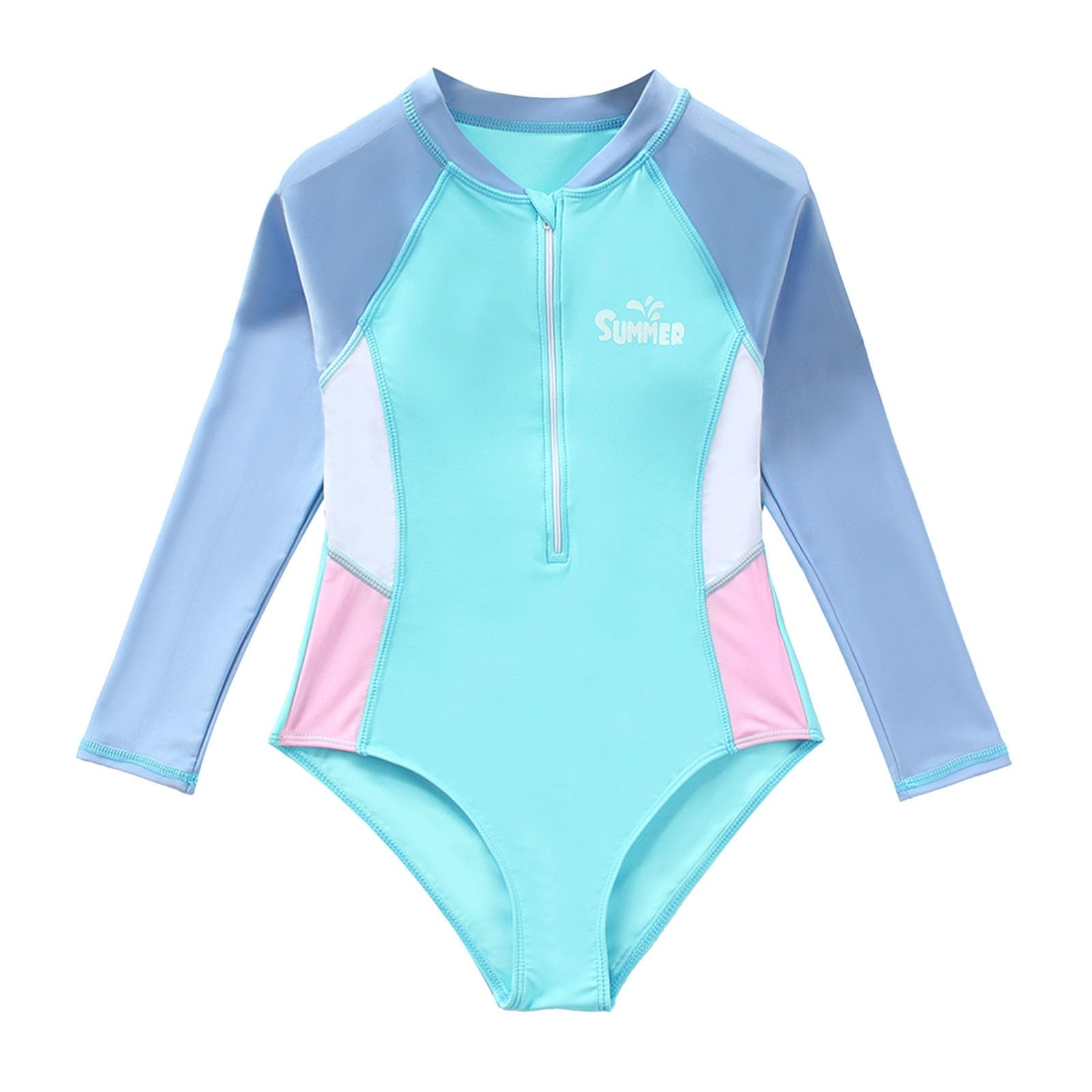 Camisetas de manga larga para niñas 7-13 años Surf Natación Playa Protección Solar