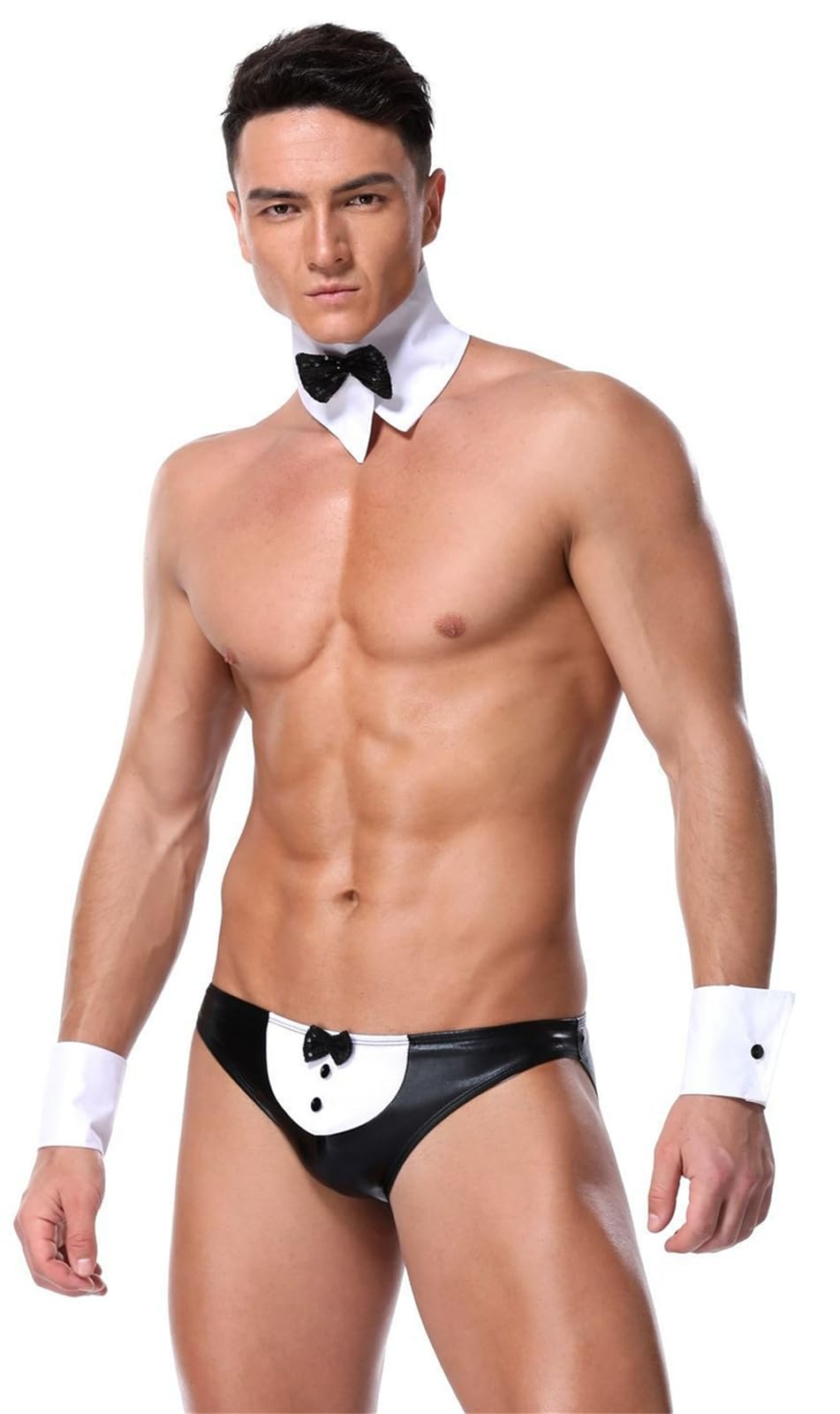 Costume Marinaio Sexy Uomo - Set Intimo Per Cosplay Con Boxer, Collare E Polsini