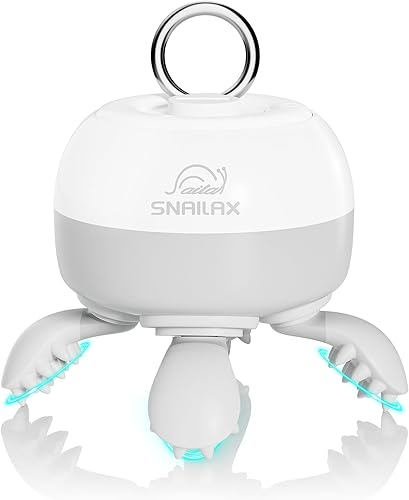 Miniatura 6 de Snailax Masajeador Shiatsu 2 en 1 para pies y espalda con Heat&Snailax Masajeador inalámbrico para el cuero cabelludo para el crecimiento del cabello