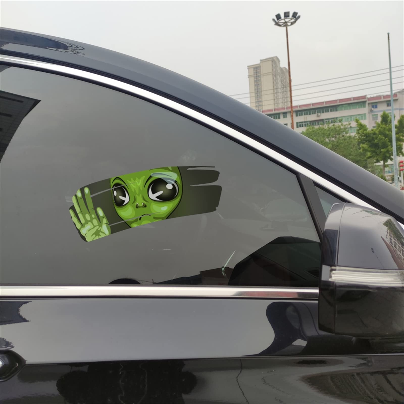 Kiwistar Alien - Adesivo Per Auto E Lunotto Posteriore - Prodotto In Germania - 4