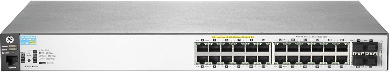 HPE Networking BTO J9773A#ABA 2530-24G-PoE+ Switch