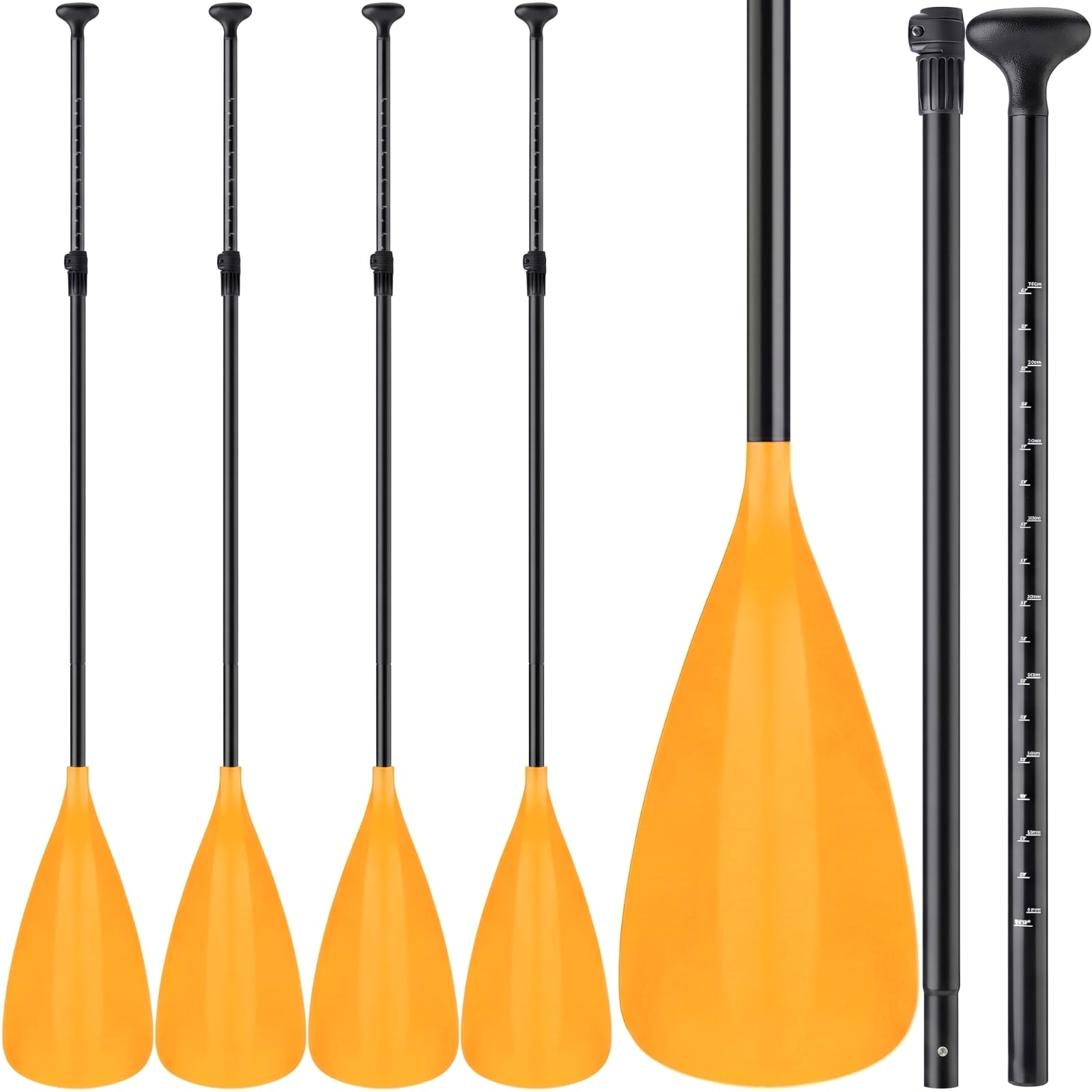 Hollowfly 4 Set 3 Piece Sup Paddle Adjustable Paddle Board Paddles