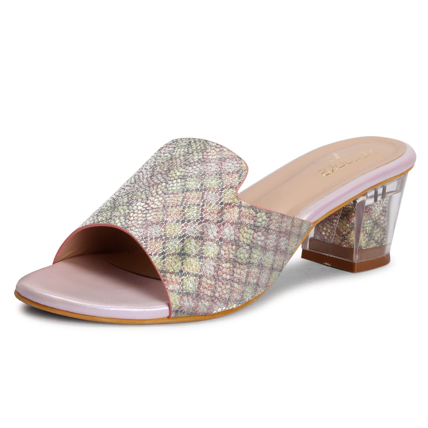 XE Looks Block heel and comfortable Slippers For Women Multi (B0BS3DL2GN) Amazon Price History, Amazon Price Tracker