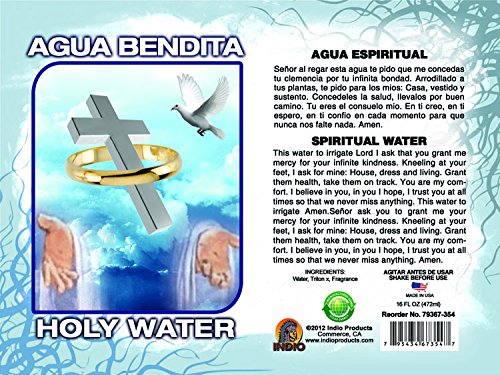 Agua bendita espiritual 16ozAGUA ESP AGUA BENDITA 16oz